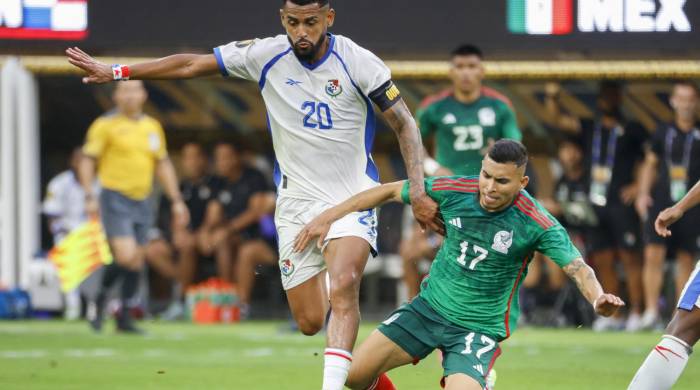 El panameño, Aníbal Godoy durante la final de la Copa Oro 2023 ante México.