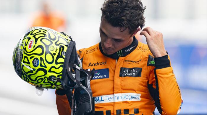 El piloto británico Lando Norris, de McLaren.