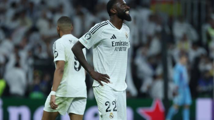 El defensa del Real Madrid, Antonio Rudiger.