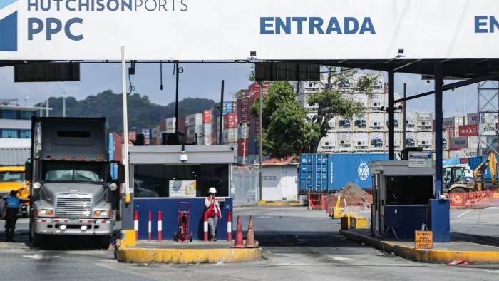 Acceso a Panama Ports Company en puerto Balboa.