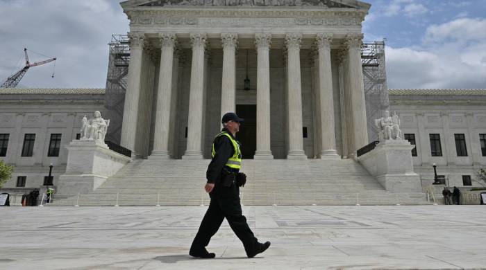 Fachada de la Corte Suprema de Estados Unidos en en Washington, DC.