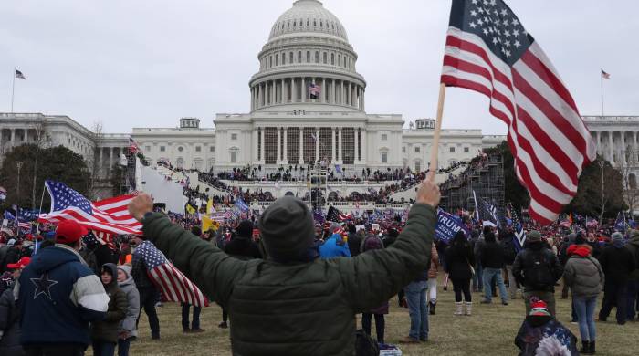 Simpatizantes de Trump asaltaron el Congreso en enero de 2021.