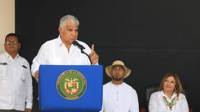 El presidente se refirió a la CSS durante el desfile del 28 de noviembre en Boquete.