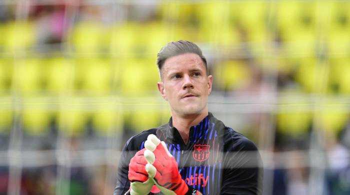 Imagen del guardameta alemán del Barcelona Marc-Andre ter Stegen.