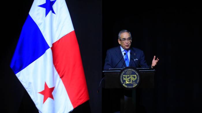 El secretario de Energía, Juan Manuel Urriola, en el lanzamiento de Política Nacional de Energía 2024-2029.