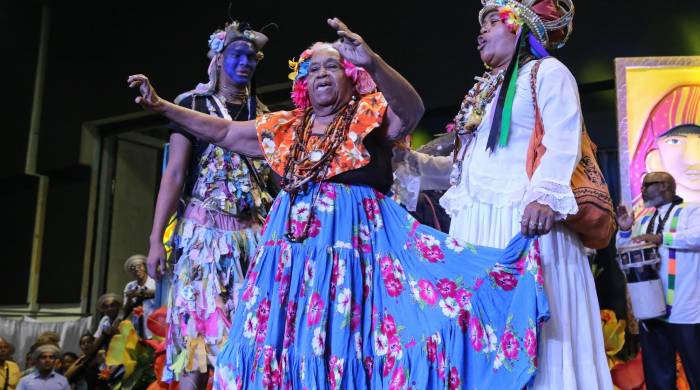 Alejandrina Lan (c)‘Reina Congo del Palenque de Curundú’ por seis décadas.