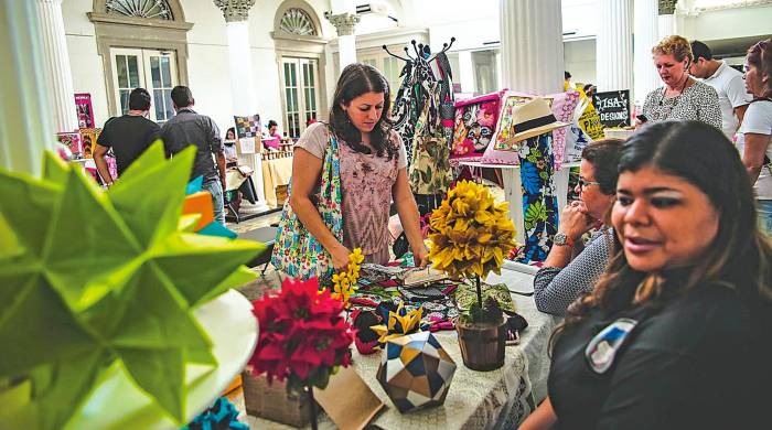 Uno de los tantos “Mercaditos culturosos” que ha organizado Open Arts.