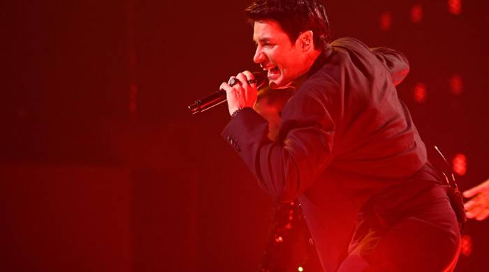 Chayanne se presenta en el escenario durante la 36.ª edición de Premio Lo Nuestro de Univision en el Kaseya Center el 22 de febrero de 2024 en Miami, Florida.