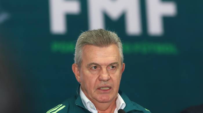 El seleccionador de fútbol de México, Javier Aguirre.