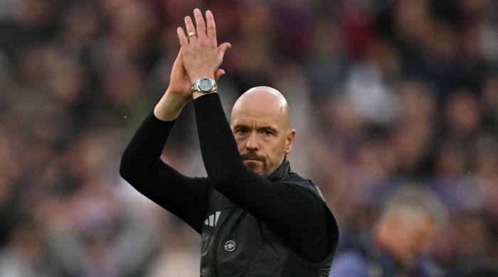 El entrenador neerlandés, Erik Ten Hag.