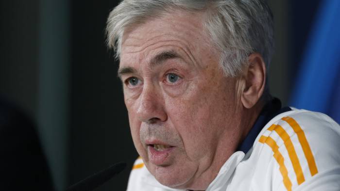 El entrenador del Real Madrid, Carlo Ancelotti.