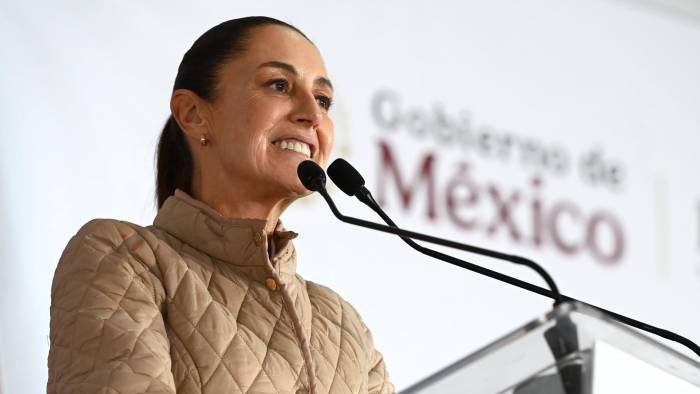 Fotografía cedida por la presidencia de México, de la presidenta de México Claudia Sheinbaum.