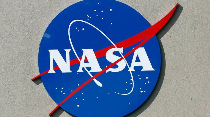Foto de archivo del logo de la NASA