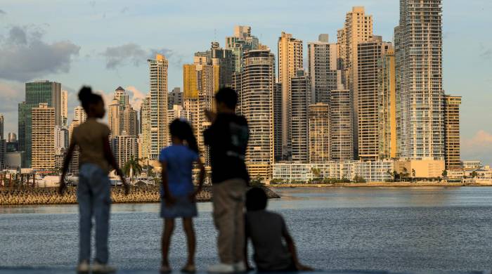 Vista de la bahía de Panamá, en la ciudad de Panamá