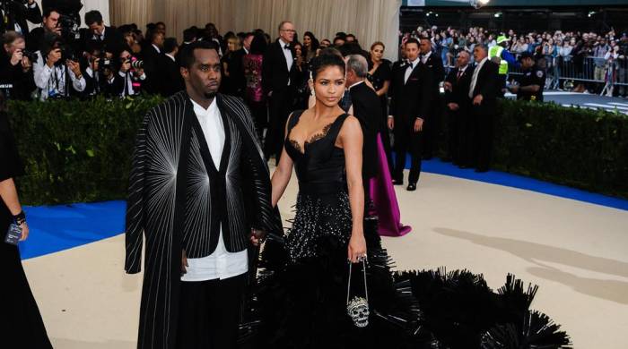 Sean Combs y Cassie Ventura asisten al MET Gala en 2017. La pareja mantuvo una relación hasta el 2018.