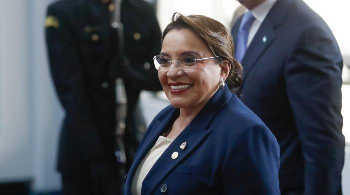 La presidenta de Honduras, Xiomara Castro.