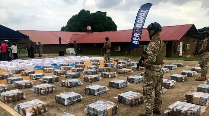 Panamá decomisa casi ocho toneladas de droga en operativos en el Pacífico