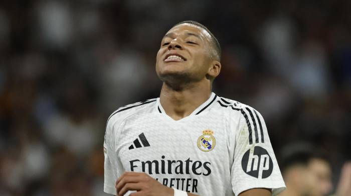 El delantero del Real Madrid, Kylian Mbappé.