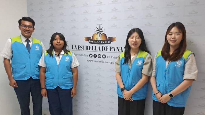 Representantes de ASEZ en Panamá junto a voluntarias de Corea del Sur visitaron La Estrella de Panamá.