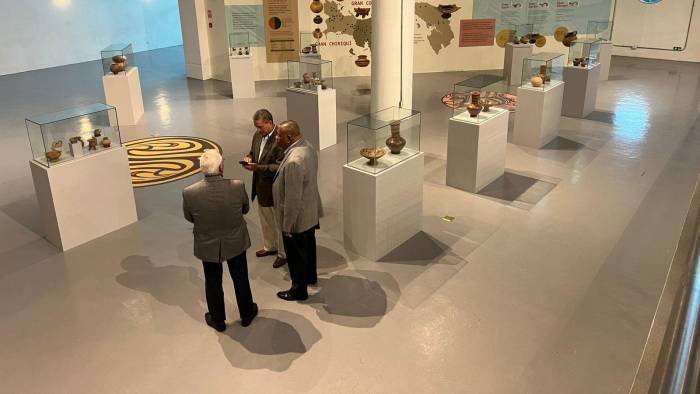 Sala de exhibición en la Ciudad de las Artes.