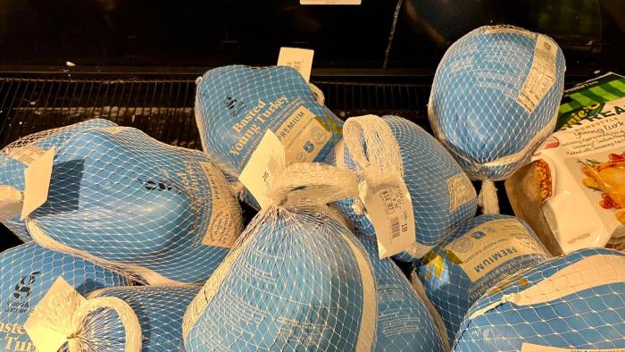 De septiembre hasta la primera semana de diciembre, Panamá ha recibido entre 300 y 500 toneladas métricas de pavo.