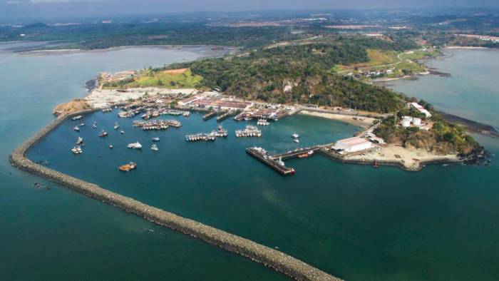 El astillero del puerto de Vacamonte no está operando.