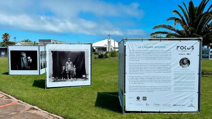 Una de las exposiciones del evento, en José Ignacio (Uruguay)