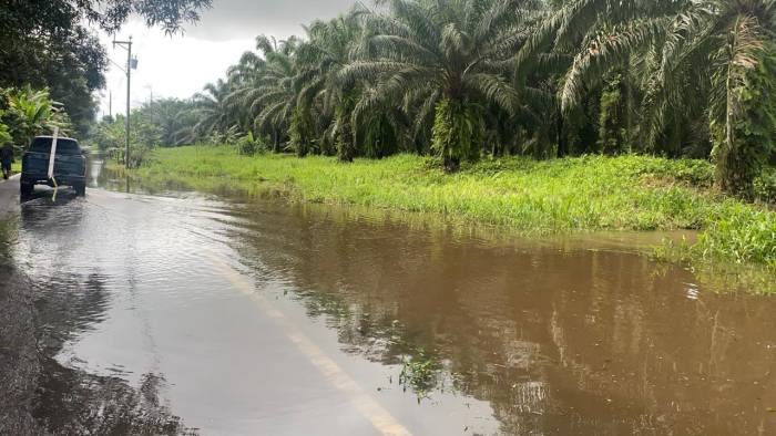 Del 1 al 4 de noviembre se registró la acumulación de 850 milímetros de lluvia, superior a los acumulados con el huracán Eta.