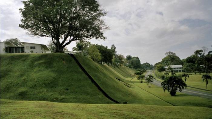 Dique en Gatún, Panamá.