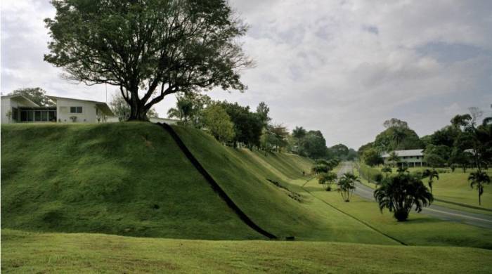 Dique en Gatún, Panamá.