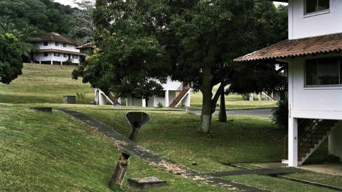 Viviendas en Fuerte Howard, Panamá.