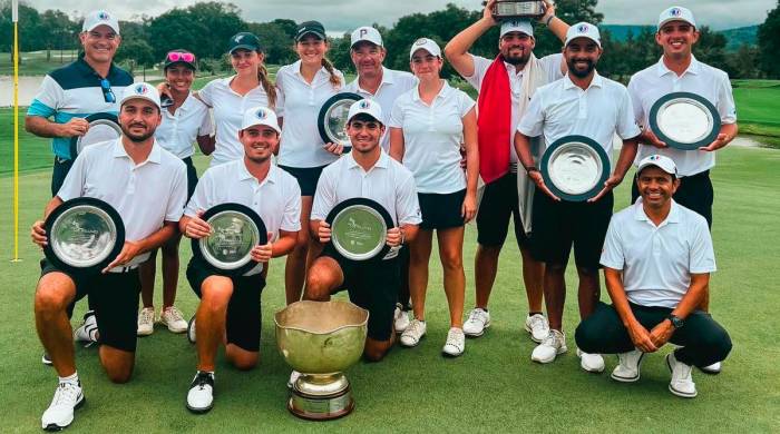 Equipo masculino de Panamá que participó en el V° Torneo Abierto Centroamericano “Copa Los Volcanes”