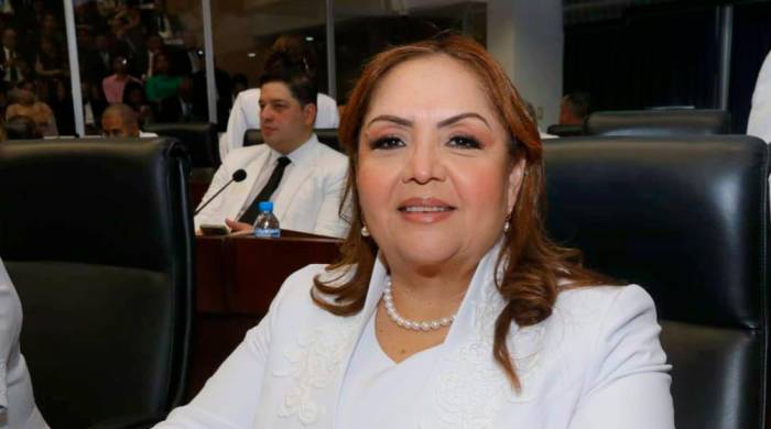 Dana Castañeda, diputada presidente del primer período de sesiones ordinarias de la Asamblea Nacional (2024-2025).