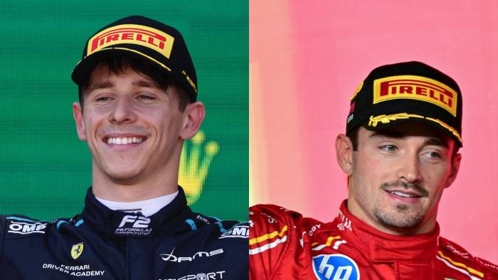 Los hermanos Arthur (izq.) y Charles Leclerc.