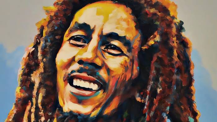 Dibujo de Bob Marley.