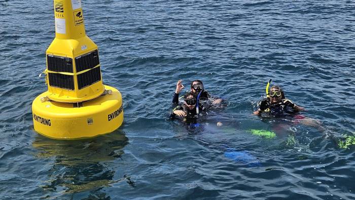 La boya oceanográfica instalada por la Estación Científica Coiba AIP, representa la primera de su tipo en el Pacifico Insular de la República de Panamá.