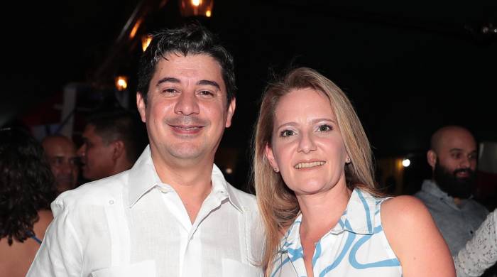 Victor Ríos y Daniela Cheldi