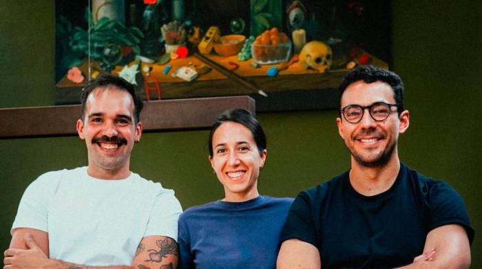 Chefs Ángel de Sousa, Ana Lobato y Felipe Salas.