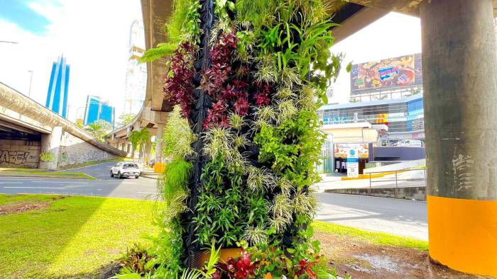 Esta primera transformación de espacios públicos está ubicada en la rotonda ubicada en el puente vehicular de Paitilla.