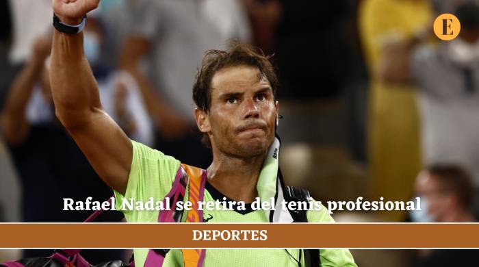 Rafael Nadal se retira del tenis profesional