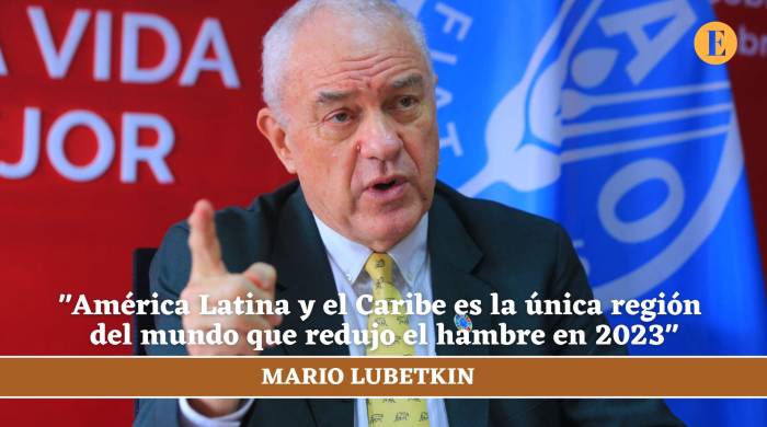 Mario Lubetkin: “América Latina y el Caribe es la única región del mundo que redujo el hambre”