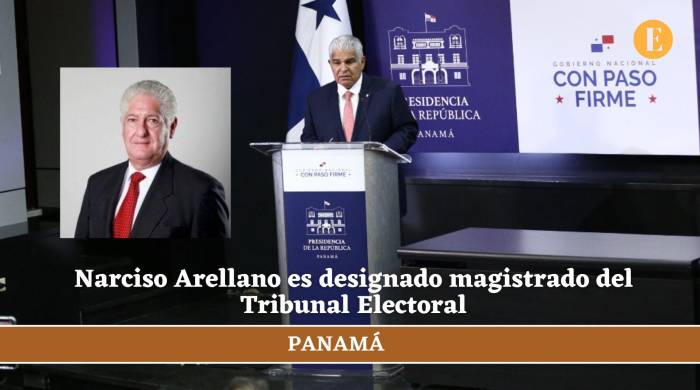 Narciso Arellano es designado magistrado del Tribunal Electoral