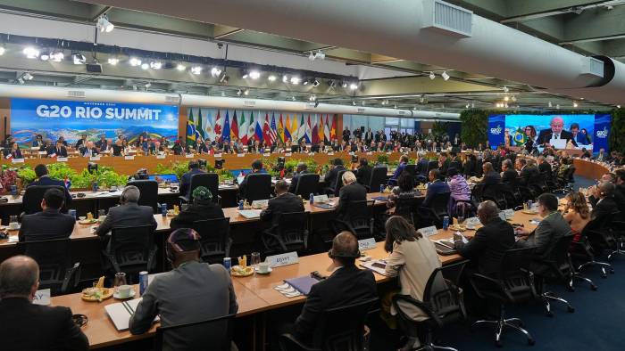 Líderes del mundo reunidos en la Cumbre del G20.Presidencia De México.