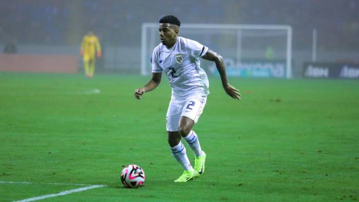 César Blackman durante uno de los partidos frente a Costa Rica.