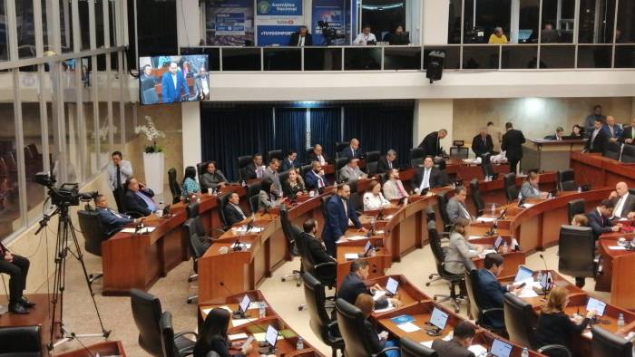 El pleno de la Asamblea Nacional.