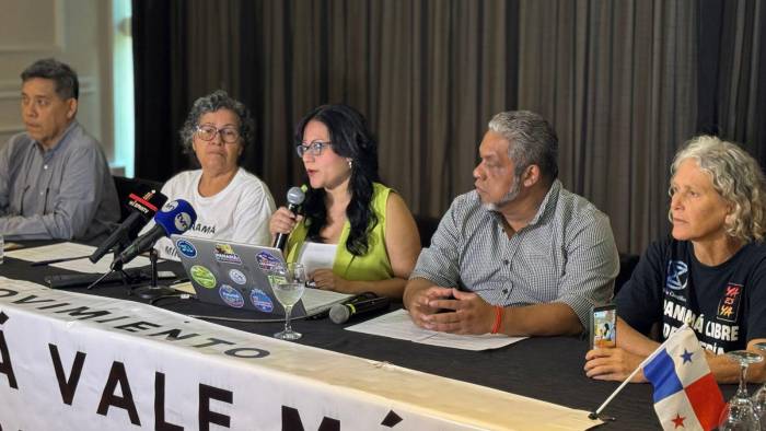 Organizaciones civiles se pronunciaron en contra de la minería metálica.