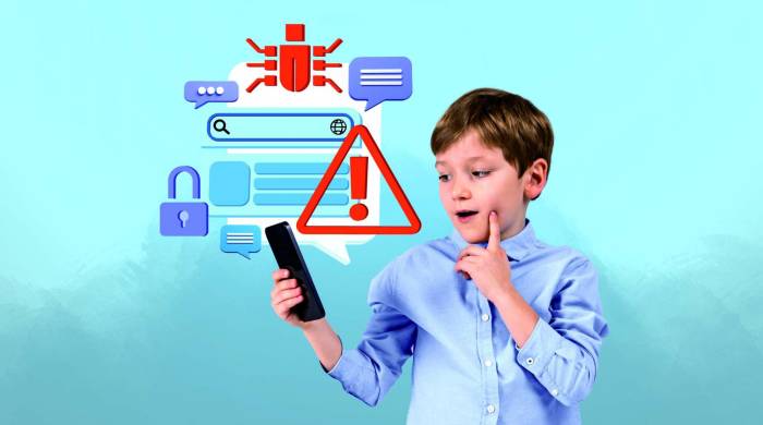 Niños en línea y los peligros de la internet