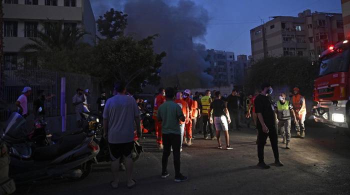 Fuertes explosiones resonaron por toda la capital y poblaciones adyacentes.