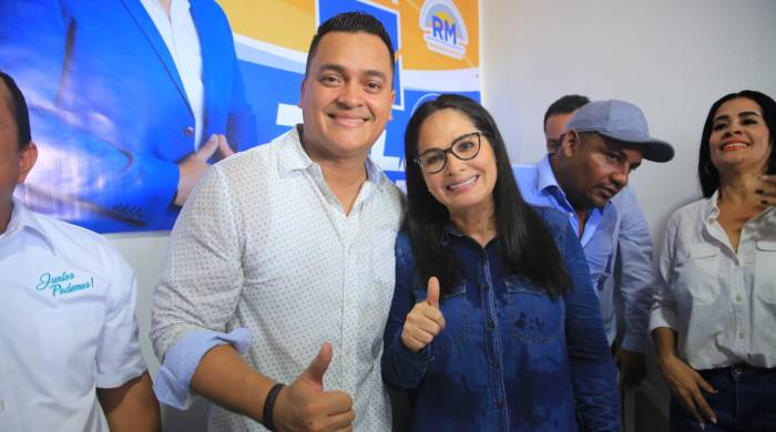 Rubén ‘Pepe’ Campos y Zulay Rodríguez, candidatos a la alcaldía de San Miguelito.