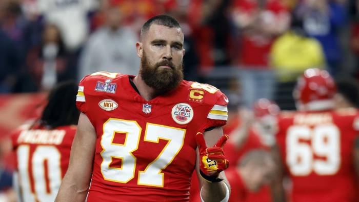 Fotografía de archivo de Travis Kelce, jugador de los Kansas City Chiefs.